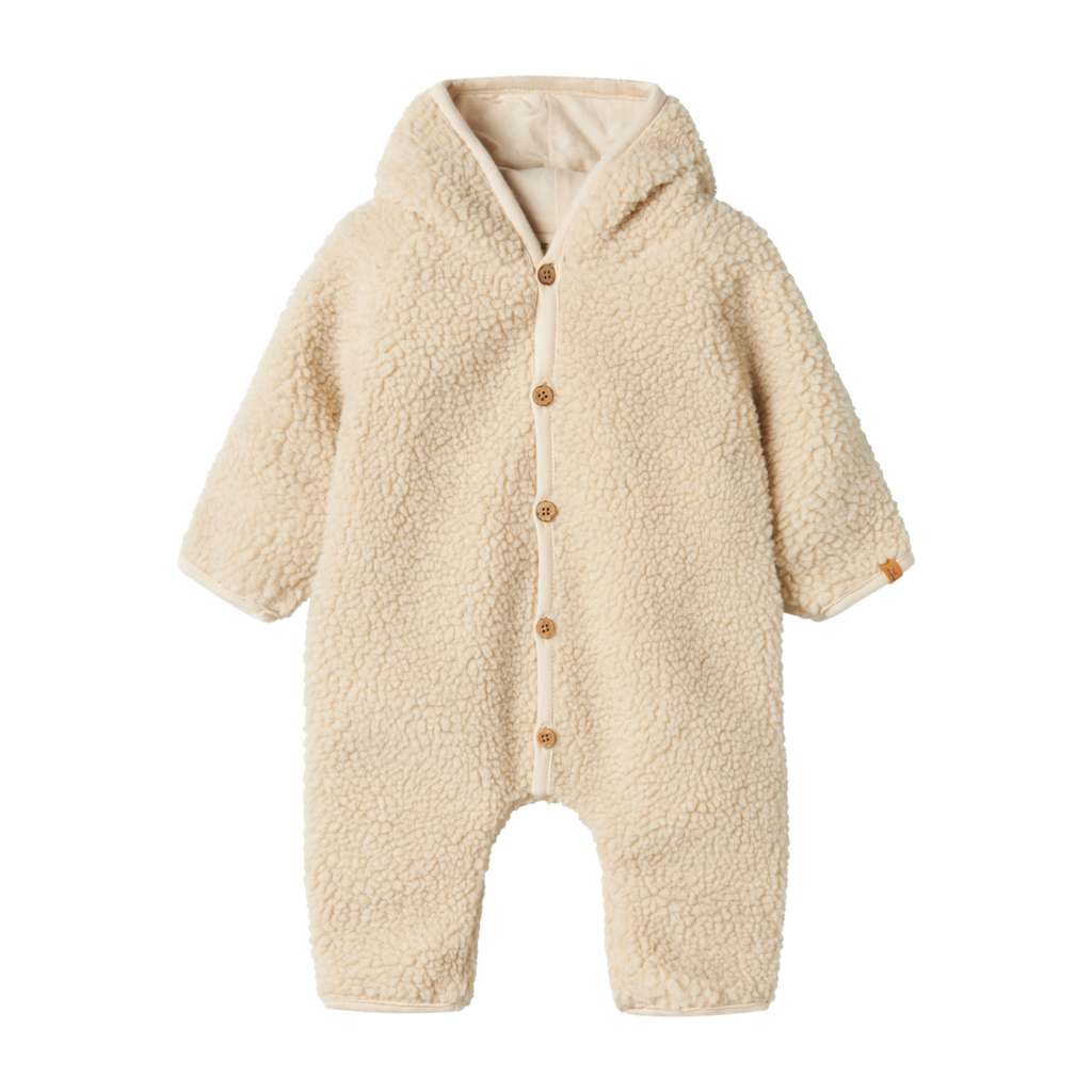 Lil' Atelier Naolin Sherpa Suit - Sandshell  - Hola BB