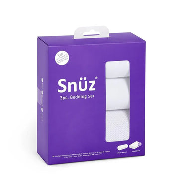 Snuz SnüzPod/Crib 3 Pack Fitted Sheets - white  - Hola BB