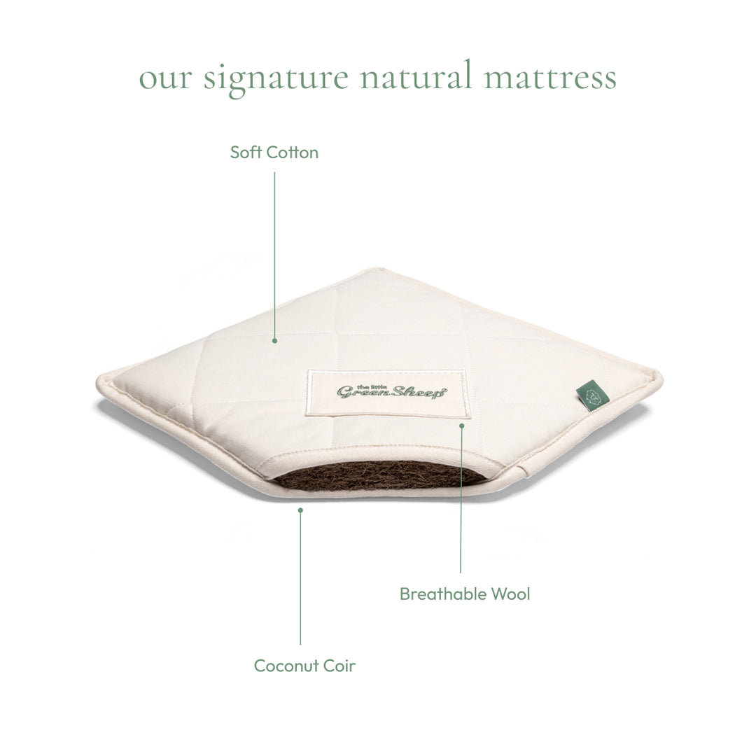 Natural Crib Mattress to fit 84x40cm