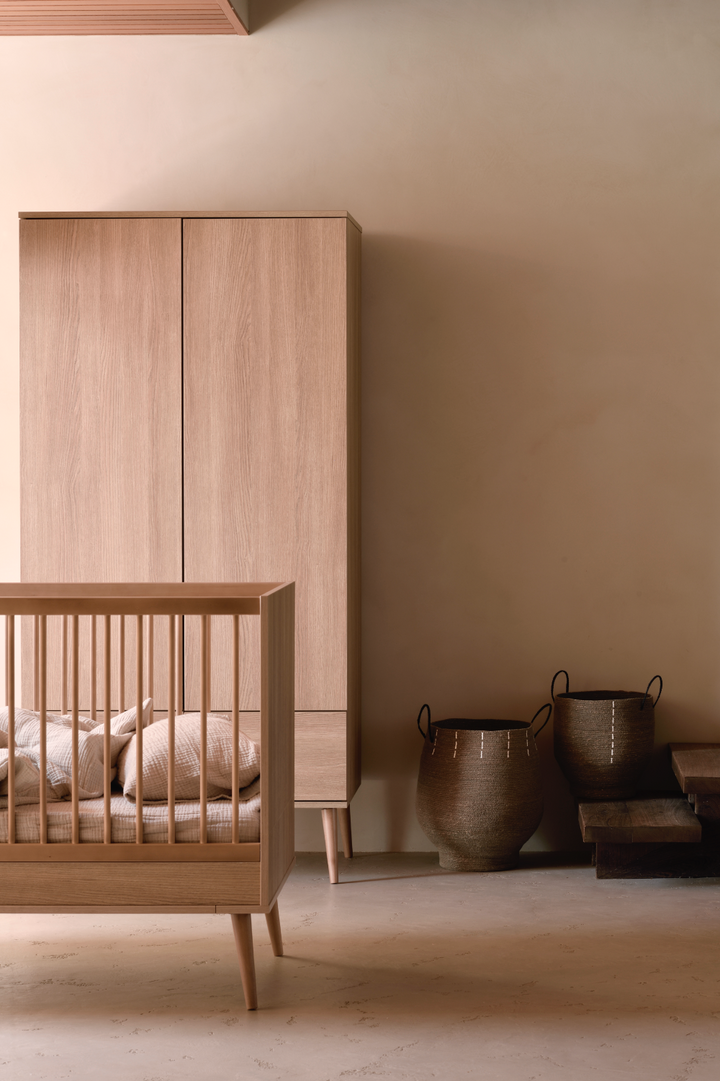 Flow Convertible Bed - 140 x 70 cm - Honey Ash