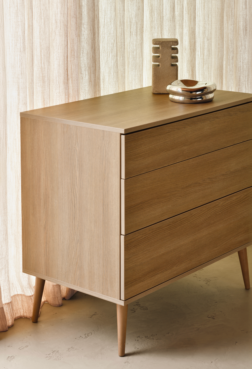 Flow خزانة أدراج - Honey Ash