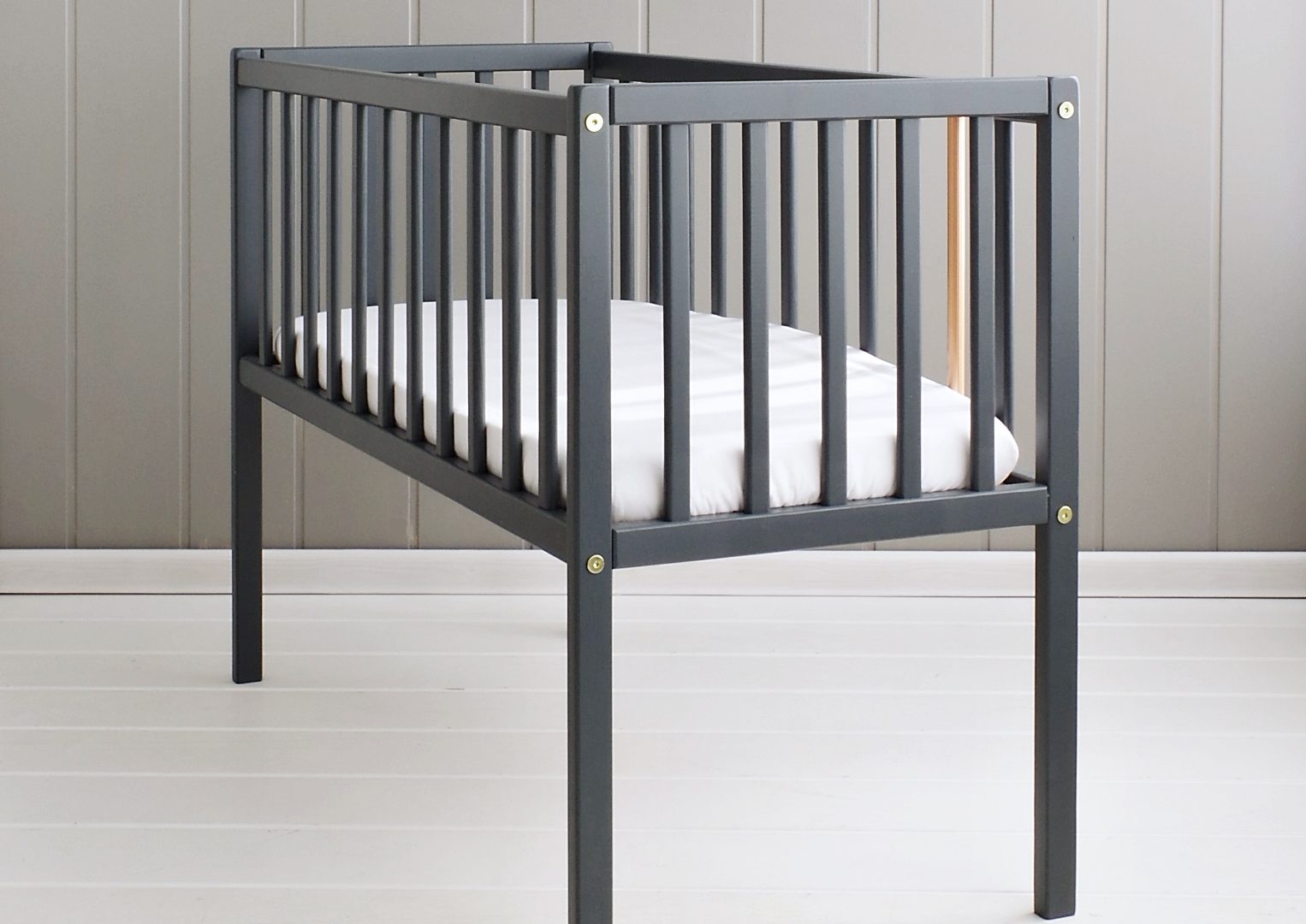 Woodies Stardust Crib - Anthracite  - Hola BB