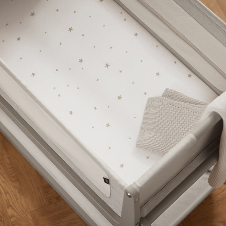 Set de 2 sábanas bajeras ajustables para SnuzPod y cuna