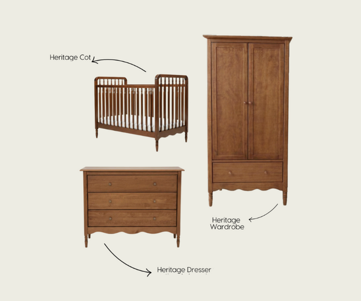 Heritage Vintage Kinderzimmer - Komplettset
