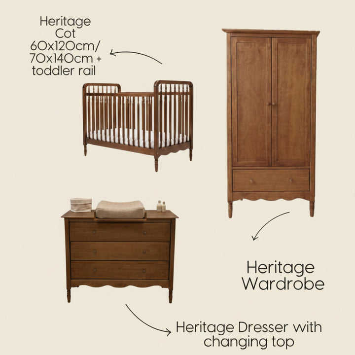 Heritage Vintage Kinderzimmer - Komplettset