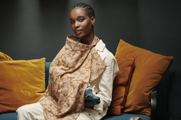 Lemej Amsterdam - Amningssjal i ekologisk bomull