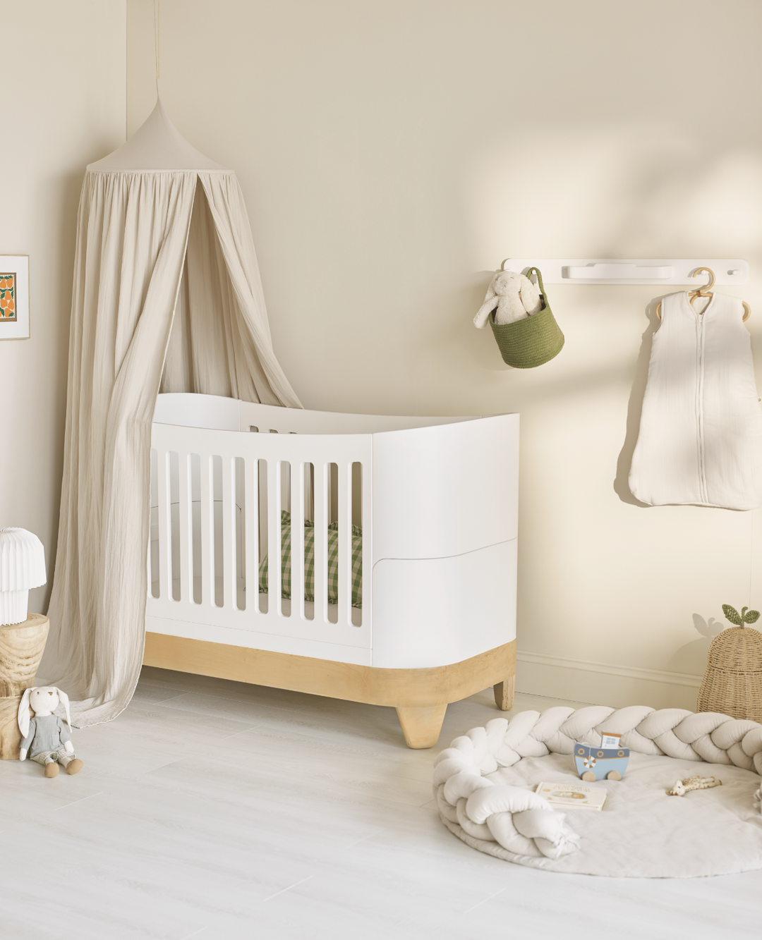 Maia mousseline bedhemel