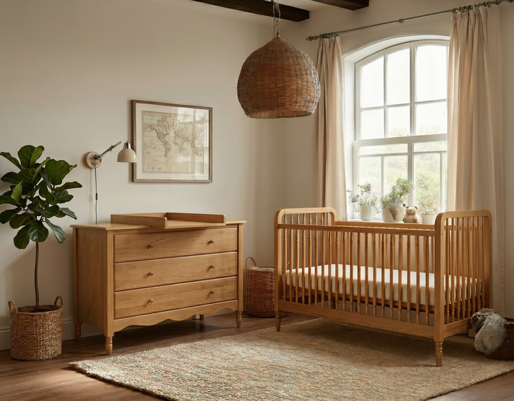 Heritage Vintage Babybett mit Bettgitter