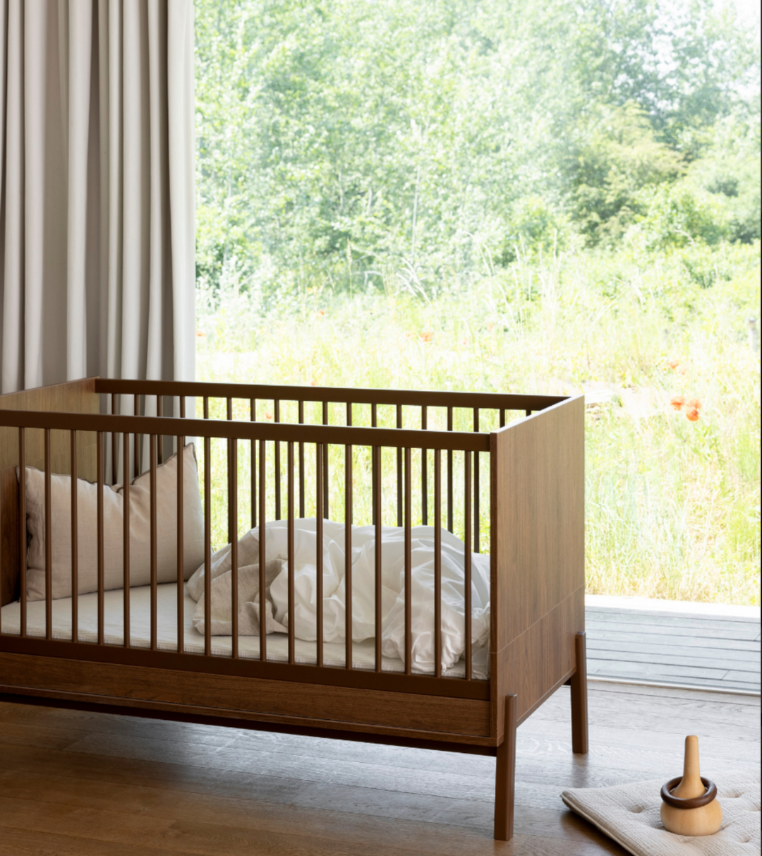 Quax Ashi Bed - 120 x 60 cm - Chestnut