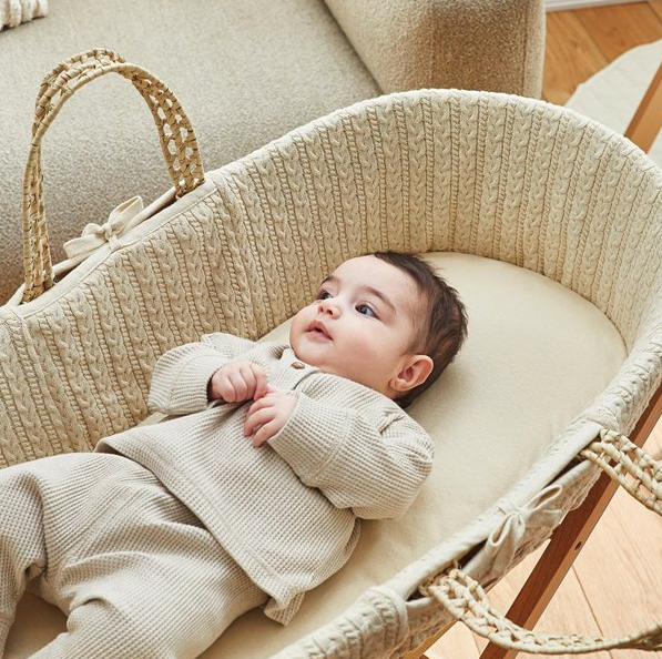 Drap De Couffin En Lin Bio - Édition Naturelle