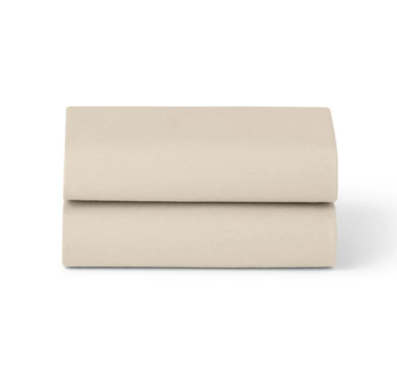 Set de 2 sábanas bajeras ajustables para SnuzPod y cuna