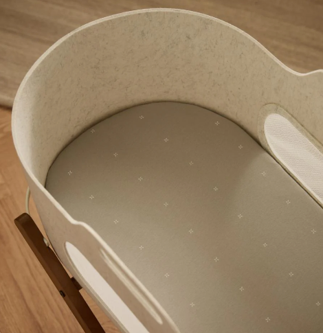 2-pak pasformede laken til Moseskurv og bæreseng