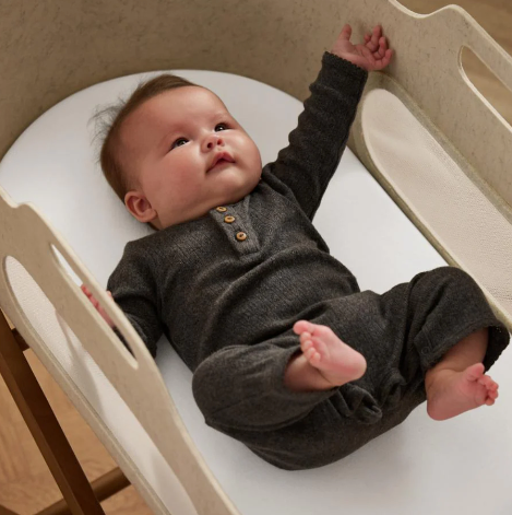 2-pak pasformede laken til Moseskurv og bæreseng