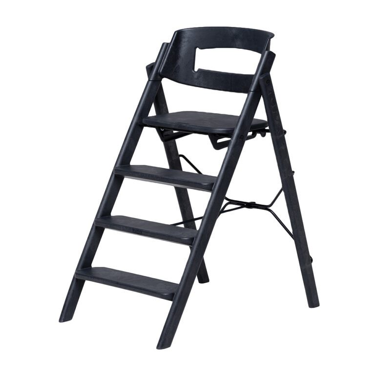 KAOS KAOS foldable high chair - Recycled plastic Black - Hola BB