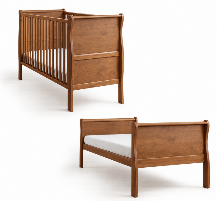 Woodies Noble 2 in 1 Cot Bed 70x140cm - Vintage