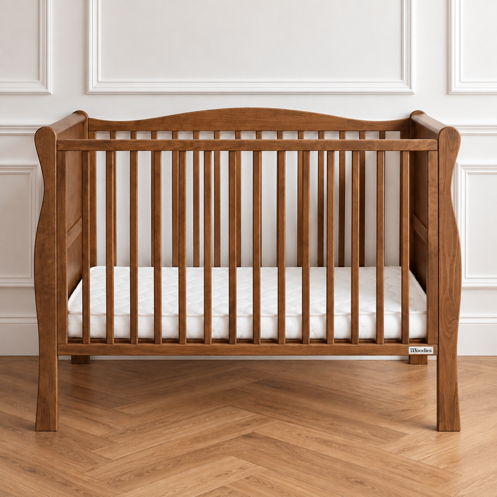 Woodies Noble 2 in 1 Cot Bed 70x140cm - Vintage