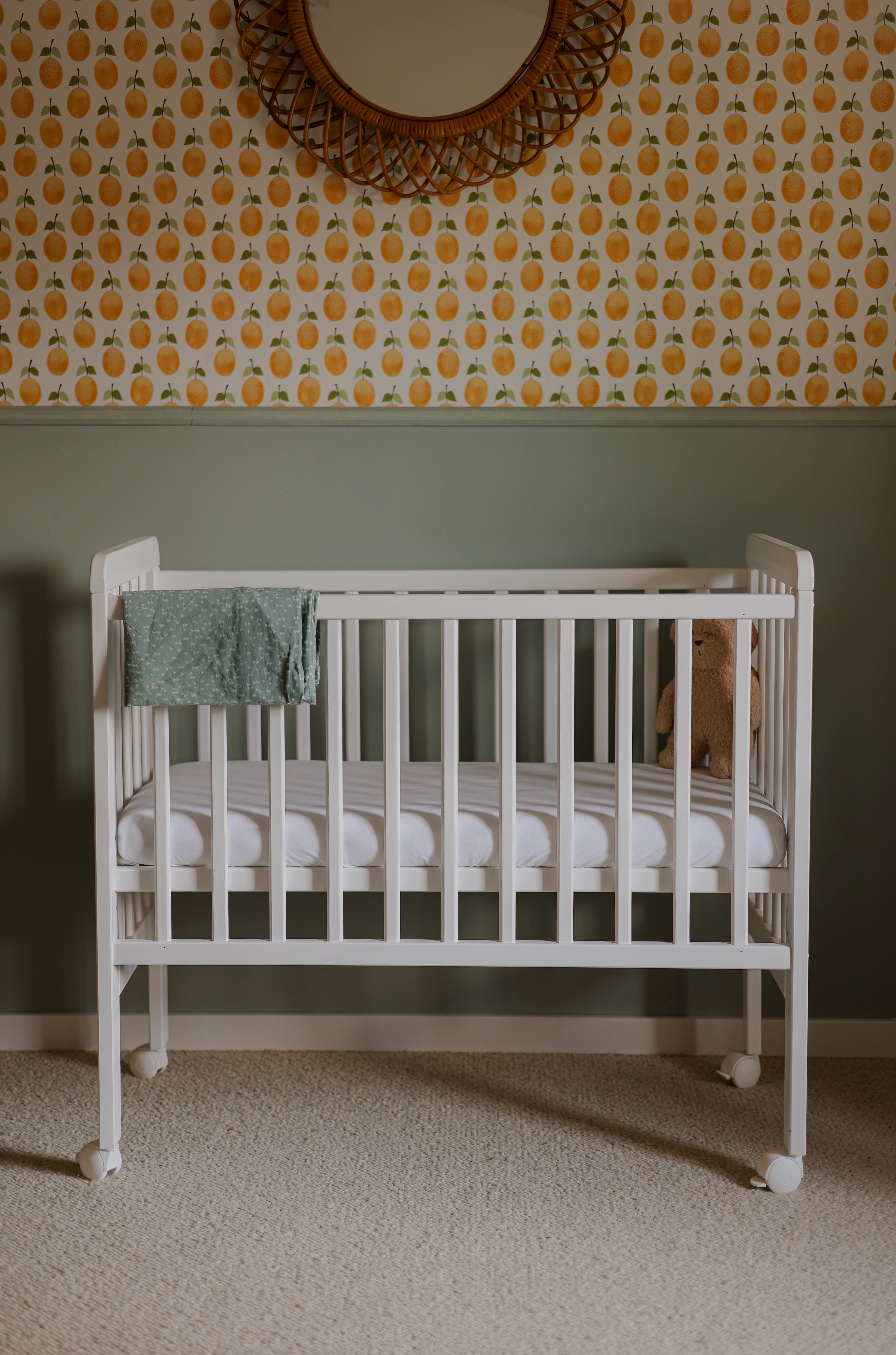 Woodies Wooden Co-Sleeper - White  - Hola BB