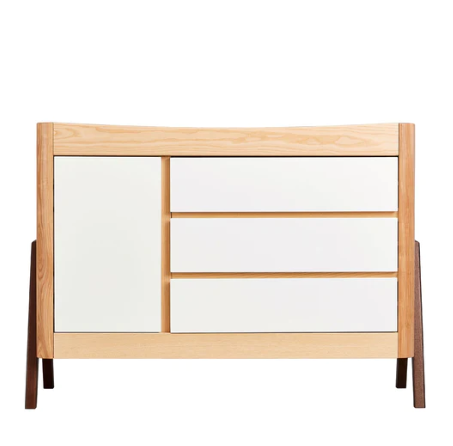 Gaia Baby Hera Dresser - Natural Ash / Walnut  - Hola BB