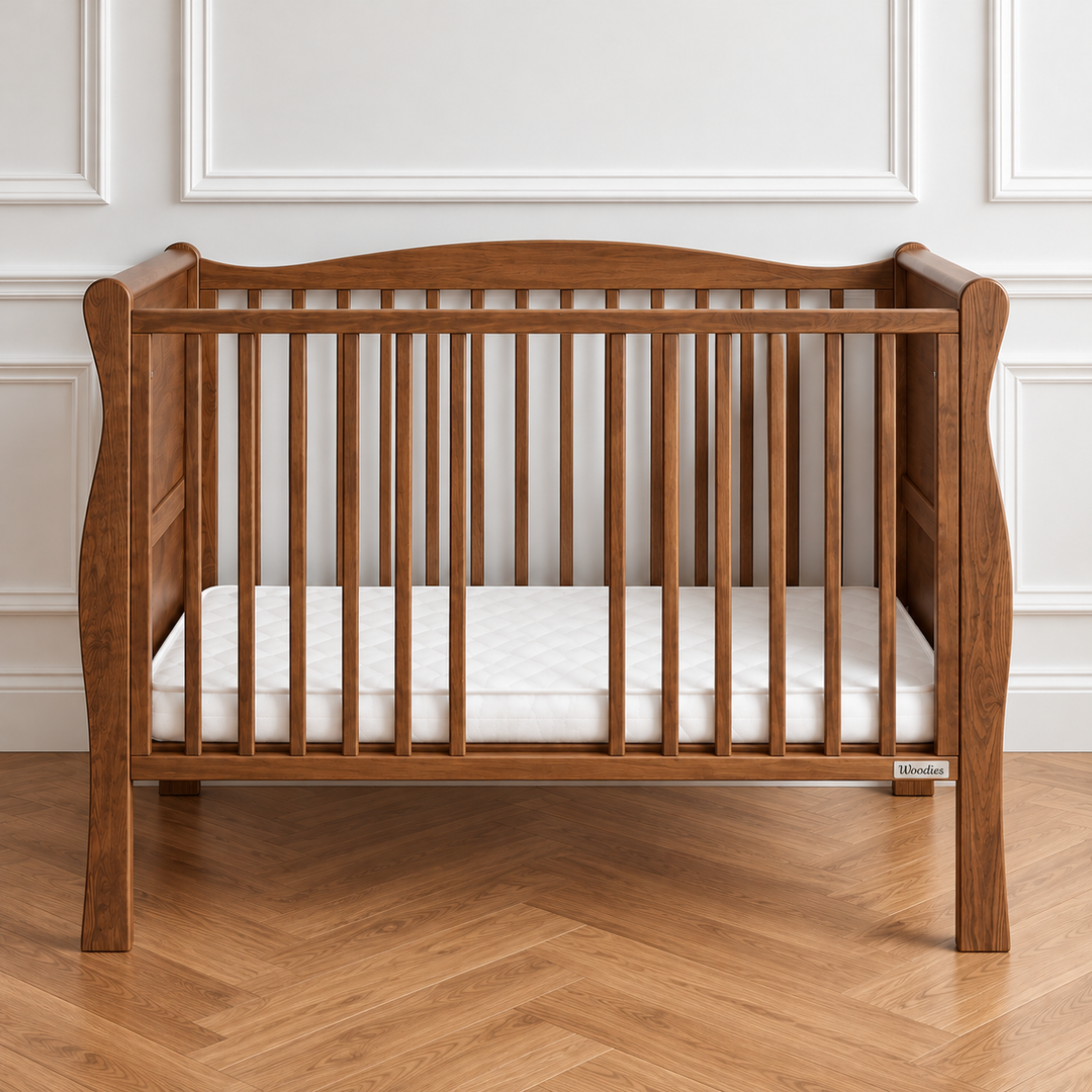 Woodies Noble 2 in 1 Cot Bed 70x140cm - Vintage