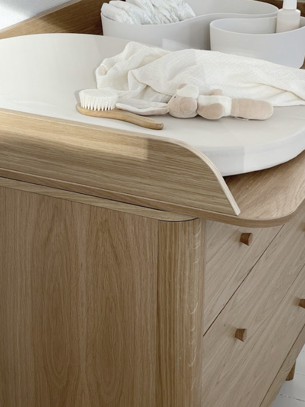 Cojín cambiador ovalado - Piedra