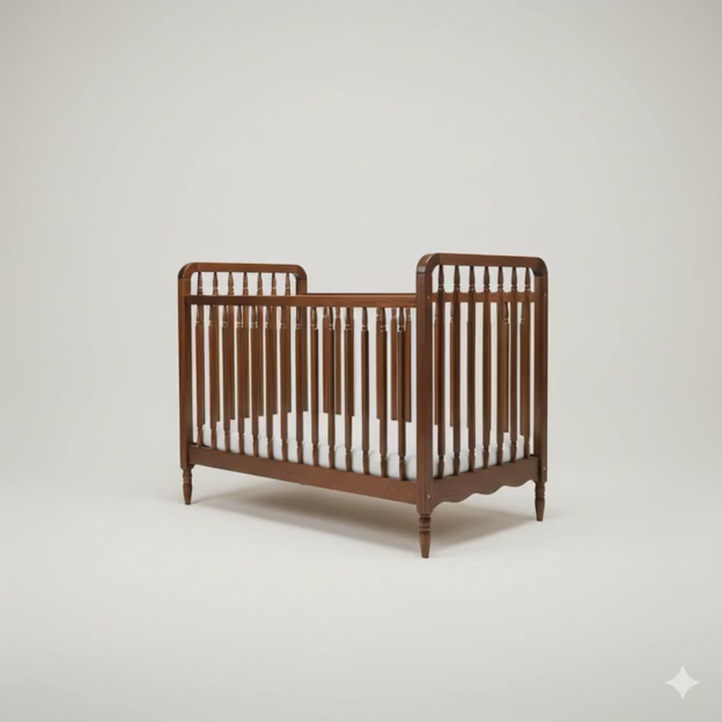 Heritage Vintage Cot + Toddler Rail