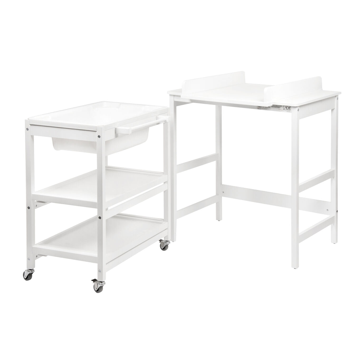Quax Changing Table With Tub Smart - White  - Hola BB