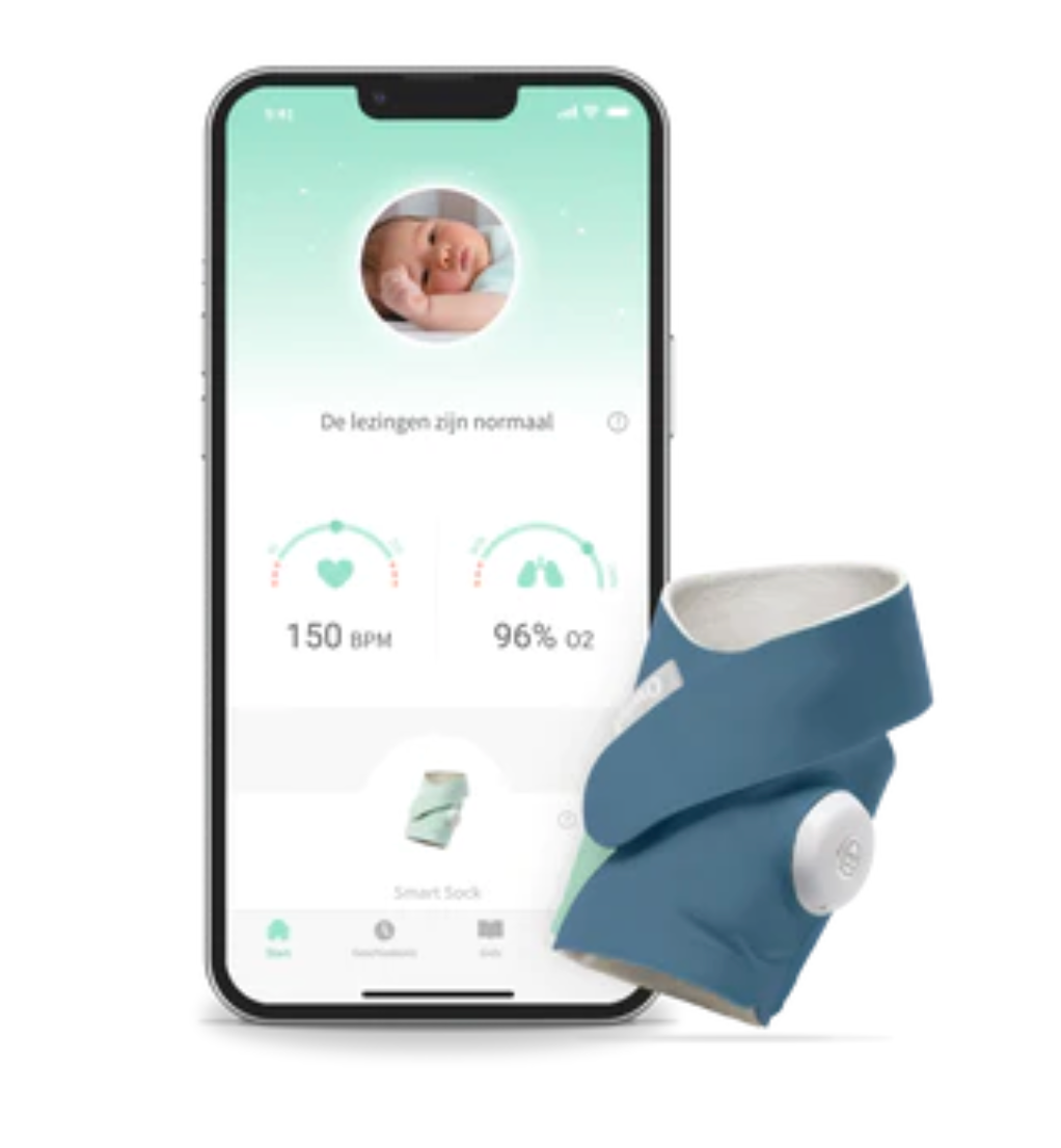 Owlet Smart Sock Bedtime Blue - Hola BB