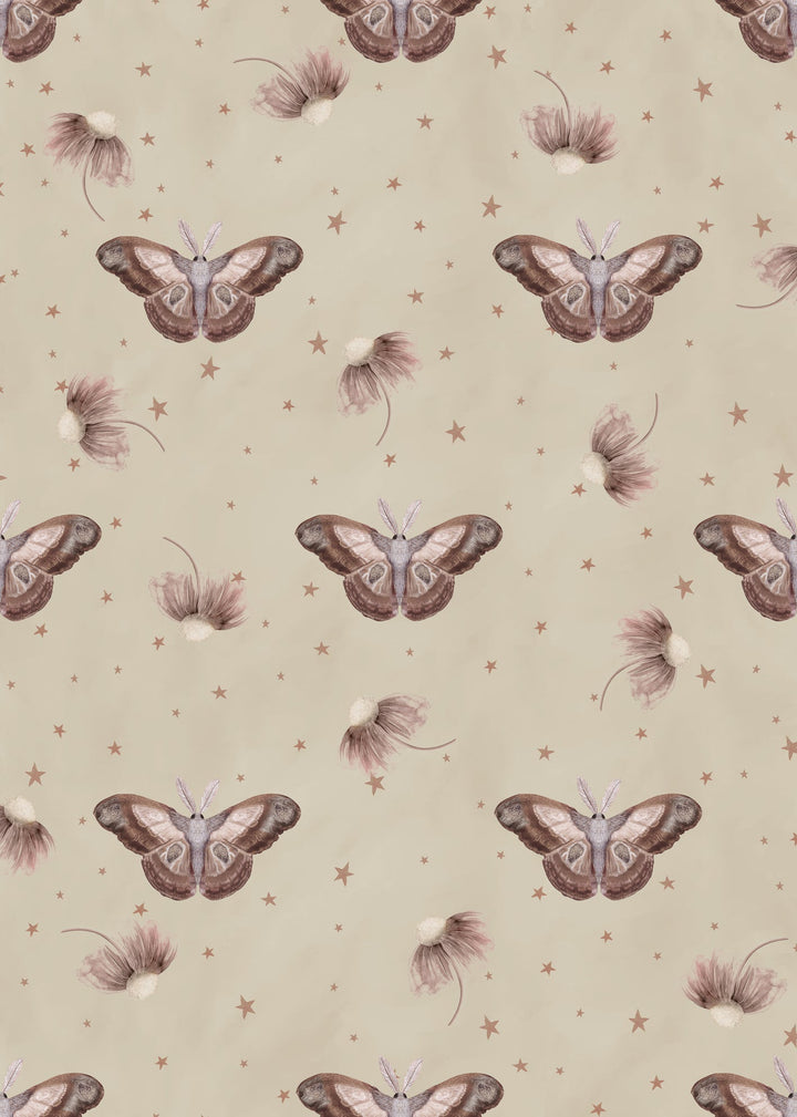 Summer Gray Ophelia's Dream Wallpaper Ophelia Dusty Beige - Hola BB